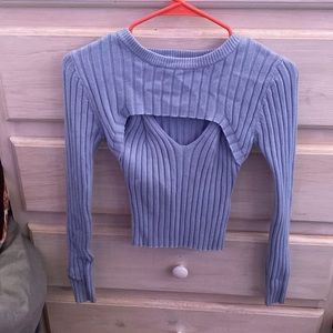 Baby blue long sleeve